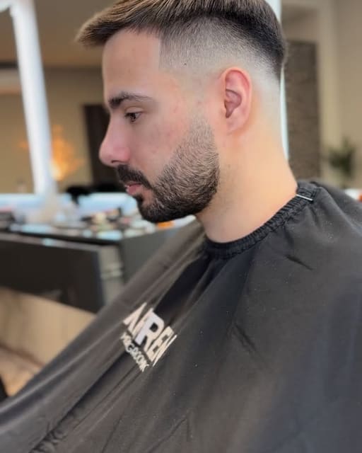 Κούρεμα με περιποιημένη γενειάδα στο BK HAIR STUDIO